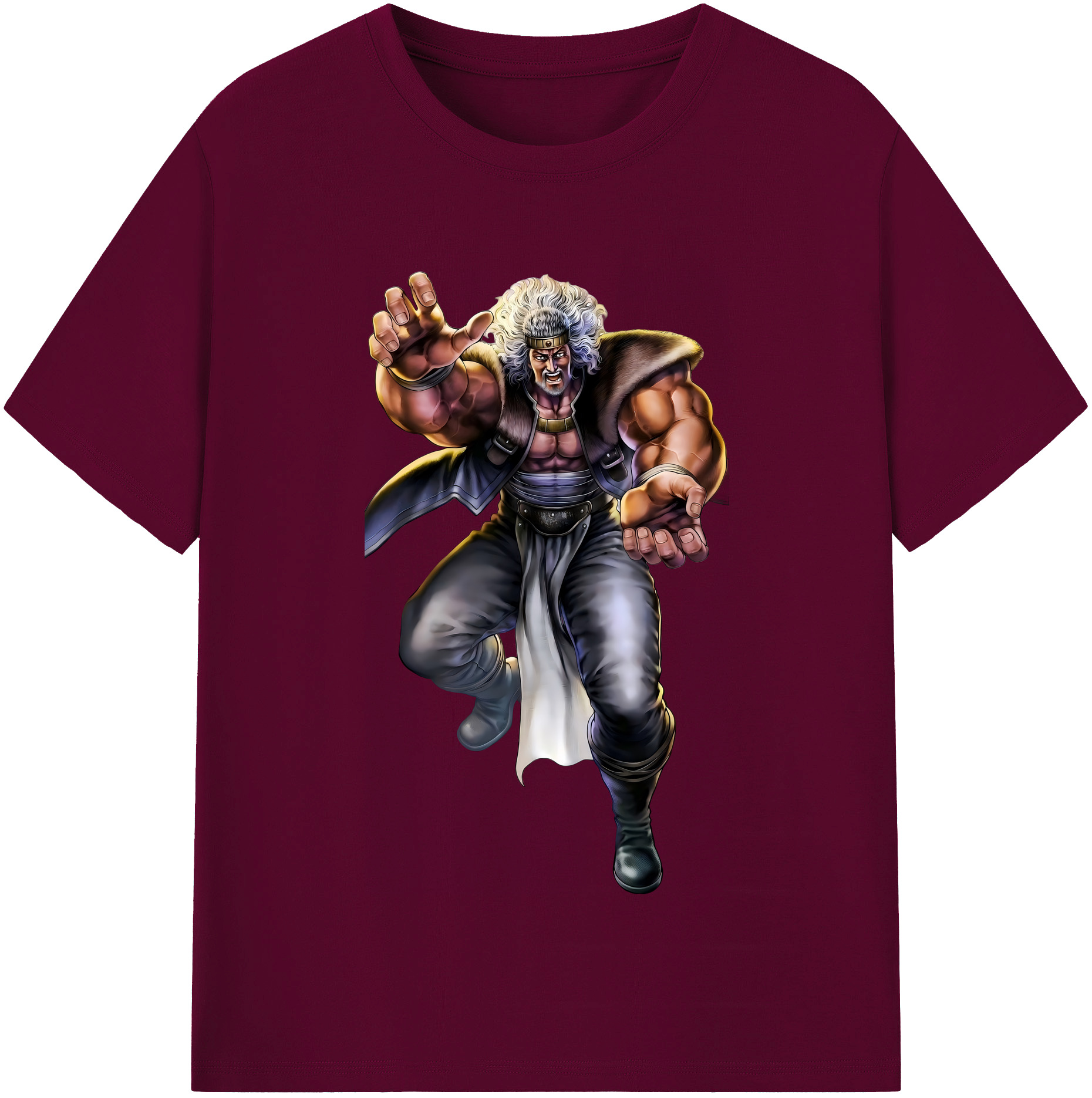（画像用） 北斗の拳 Fist of the North Star レディースカジュアルプリントTシャツ（綿100％）